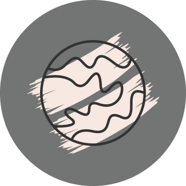 Dalgalı çizgileri olan soyut dünya tasarımı