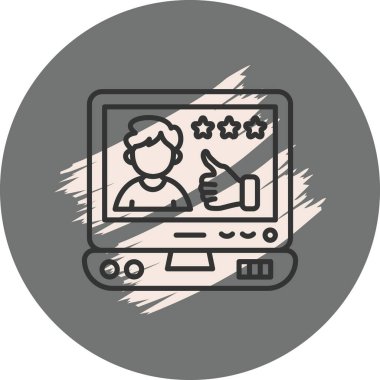 seo modern simgesinin vektör illüstrasyonu