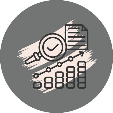 Veri ve büyüme tablosunu analiz eden büyüteç