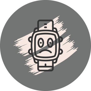 izle simge vektör çizimi tasarımı