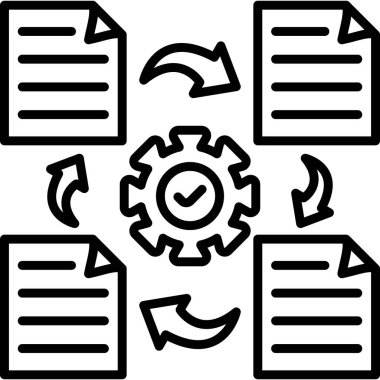  veri simgesi vektör illüstrasyon tasarımı