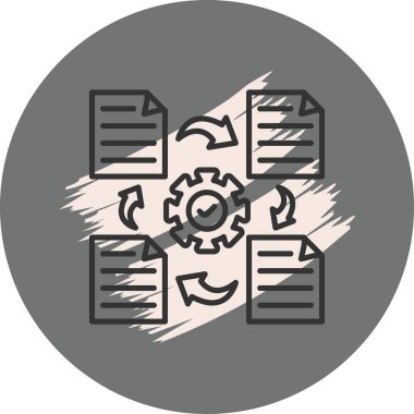  veri simgesi vektör illüstrasyon tasarımı