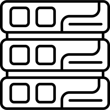  veri simgesi vektör illüstrasyon tasarımı