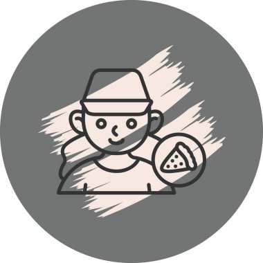 Çalışan Simgesi vektör illüstrasyon tasarımı