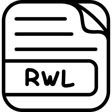 Rwl etiketli ve metin satırlı belge
