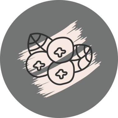 Arka planda yaban mersinlerinin basit çizimi