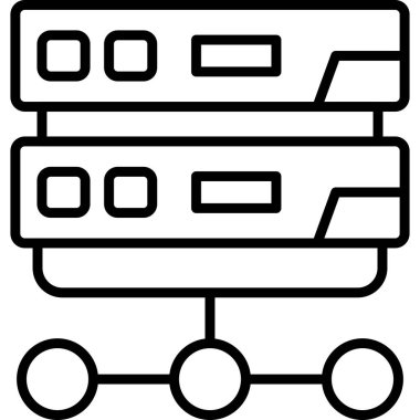 Ağ simgesi vektör illüstrasyon tasarımı