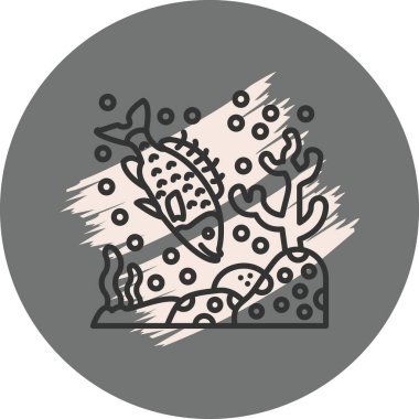 Bream web simgesi vektör illüstrasyonu