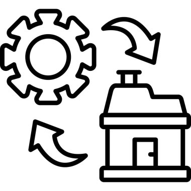 yönetim web simgesi vektör illüstrasyonu
