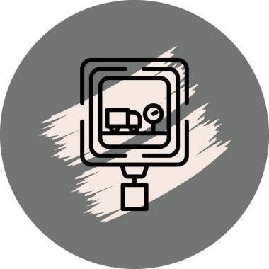 Çerçeveli kameranın basit grafiği