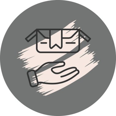 Küçük hediye kutusu tutan el