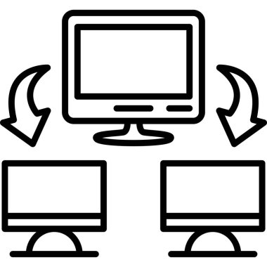 Ağ simgesi vektör illüstrasyon tasarımı