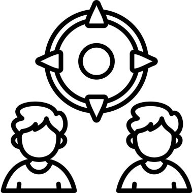 hedef web simge vektör çizim