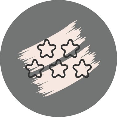 Simge vektör illüstrasyon tasarımını gözden geçir