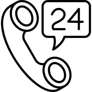 Telefon alıcısı konuşma baloncuğu numarası gösteriyor