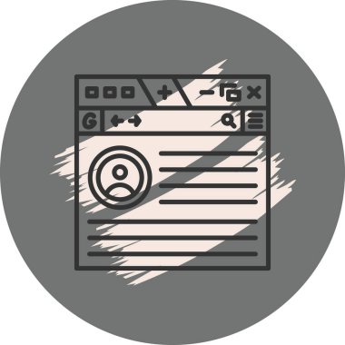 Web Sitesi Profil Simgesi, sosyal medya grafiği