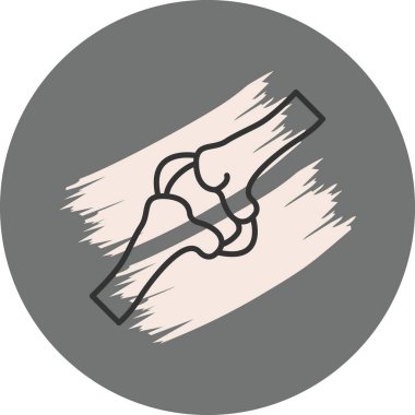 Diz ekleminin basit çizimi