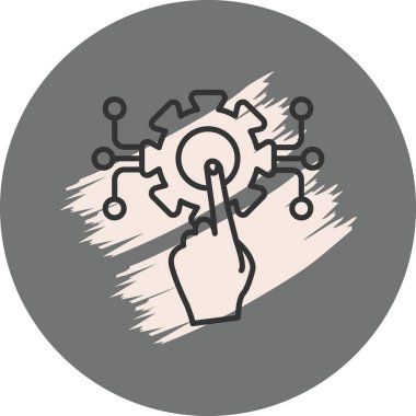 El teması teknoloji kavramını sembolize ediyor.