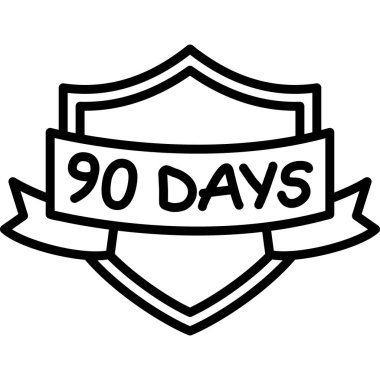 90 günlük metin içeren kalkan tasarımı