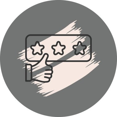 Simge vektör illüstrasyon tasarımını gözden geçir