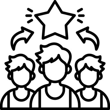 iş liderliği, web basit simgesi