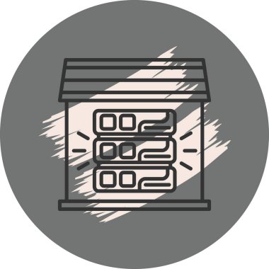  veri simgesi vektör illüstrasyon tasarımı