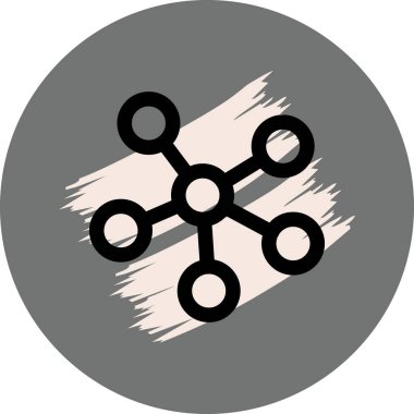 Ağ simgesi vektör illüstrasyon tasarımı