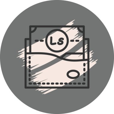 Wallet icon, vector illustration simple design