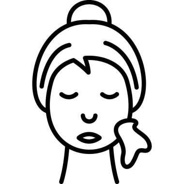 Cilt bakımı yapan kadın.