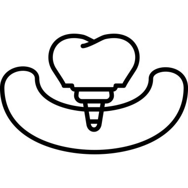 Basit kalp şekilli emzik tasarımı taslağı