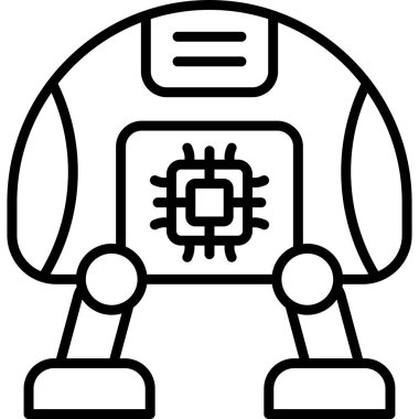 Bacakları ve devreleri olan basit bir robot tasarımı