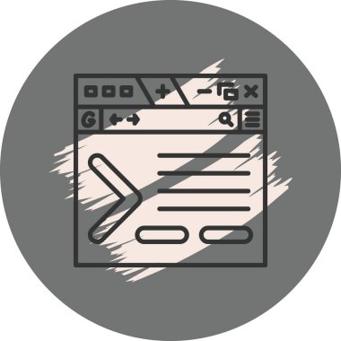 Kodlama ögeleri ile basit web tarayıcı arayüzü