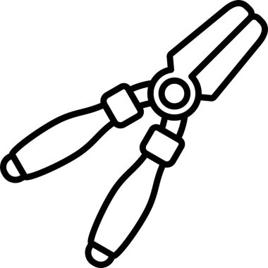 Kerpeten simgesi, vektör illüstrasyonu basit tasarım