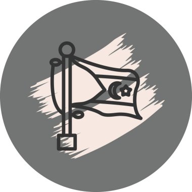 Sahra Arap Demokratik Cumhuriyeti 'nin ulusal bayrağı, simge tasarım unsuru