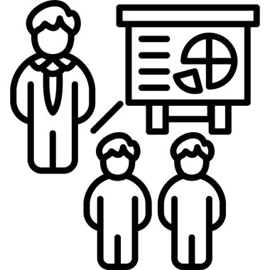 iş liderliği, web basit simgesi