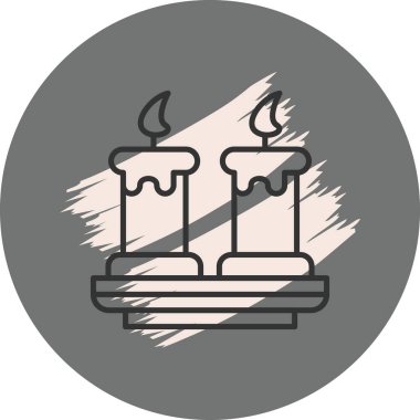 mum ağ ikonu vektör illüstrasyonu