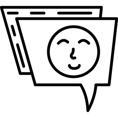 ileti web simgesi vektör illüstrasyonu