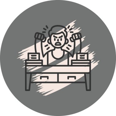 Kızgın adam ağırlık kaldırırken bağırıyor.