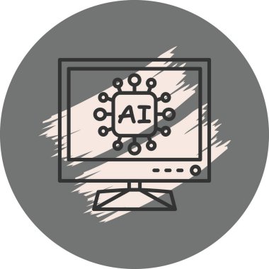 Yapay zeka kavramını gösteren bilgisayar ekranı