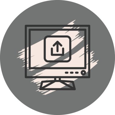 Simge vektör illüstrasyon tasarımı yükle