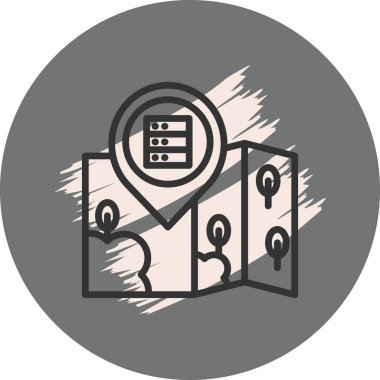  veri simgesi vektör illüstrasyon tasarımı