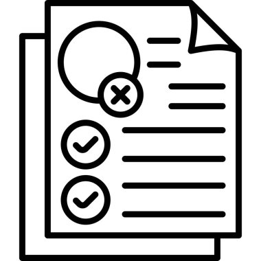 Tamamlanmış ve tamamlanmamış ögelerle denetim listesi