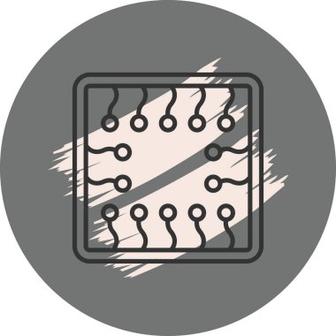 Bağlantı çizgileri olan devre tahtası tasarımı