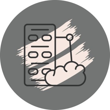  veri simgesi vektör illüstrasyon tasarımı