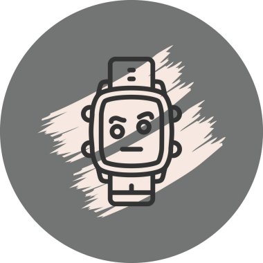 izle simge vektör çizimi tasarımı