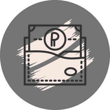Wallet icon, vector illustration simple design