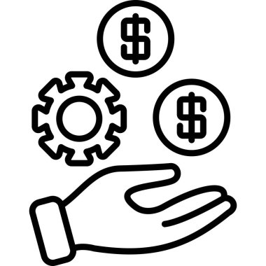 El ele tutuşmalar ve dolar sembolleri.