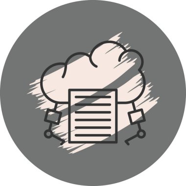  veri simgesi vektör illüstrasyon tasarımı