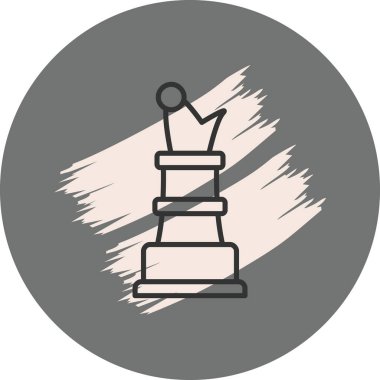 Soyut arkaplanda satranç taşı kralı