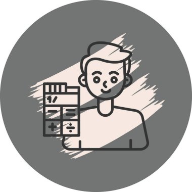 Numaralı kontrol listesi tutan genç adam.